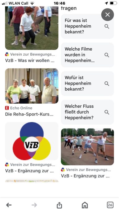 Gemeinsam mit dem Sportverein VzB HP