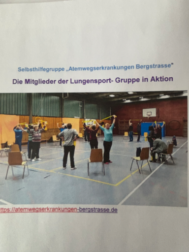 Die Reha-Lungensportgruppe Heppenheim