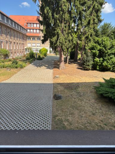 Toller Ausblick in den Klostergarten